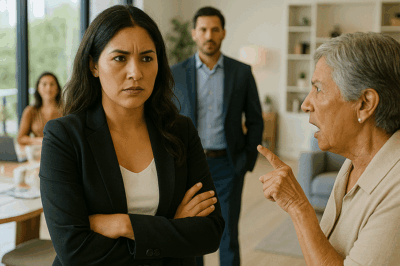 S-Mi suegra ambiciosa me ordenó regalarle mi empresa de 200 millones de dólares a mi esposo o largarme… pero el notario leyó algo que nadie esperaba