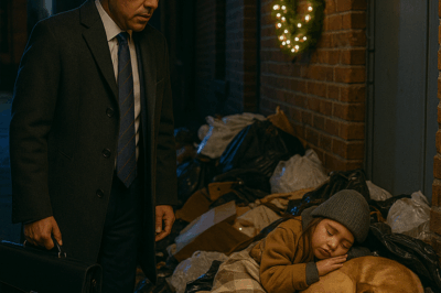 T-En Nochebuena encontré a una niña y su perro en la basura y descubrí un secreto que destrozó mi pasado para siempre