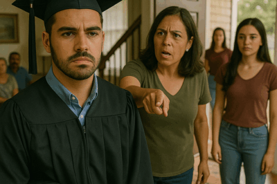 La inesperada traición que transformó mi día de graduación en la mayor prueba de mi vida cuando mi madre decidió entregarle mi habitación a su hija favorita y expulsarme sin explicación aparente, revelando secretos que jamás imaginé