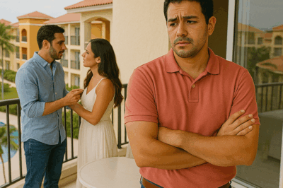 S-Mi marido insistió en que su primo recién divorciado nos acompañara en la luna de miel a Cancún… y la pelea se volvió tan seria que casi regreso a casa sin esposo