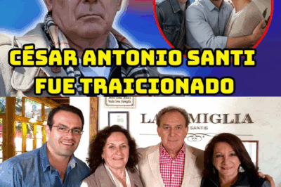 😢 César Antonio Santis, 79 años, devastado: su esposa tuvo un hijo con otro hombre