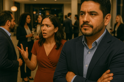 Cuando en la fiesta de la empresa mi esposa me pidió fingir distancia, jamás imaginó que sería ella quien quedaría expuesta