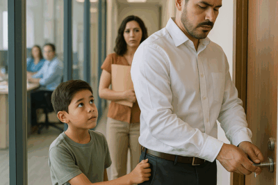 T- Estaba cerrando mi oficina cuando un niño me dijo: “Señor, ¿mi mamá puede pasar?” y mi pasado entró con ella a destruir mi vida perfecta