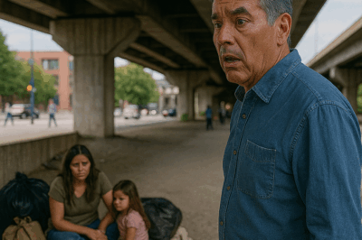T- Encontré a mi hija y a mi nieta viviendo debajo de un puente; me quedé helado, y lo que hice después casi rompe a mi familia en dos