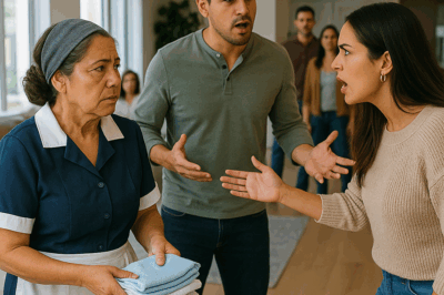 Ella me convirtió en la criada de su casa