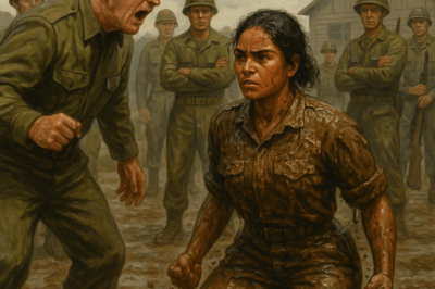 Cuando el comandante lleno de prejuicios hizo lanzar a la nueva soldado