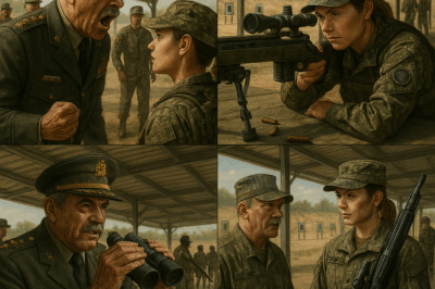 “¡No mereces esa insignia!”, rugió el general a la francotiradora