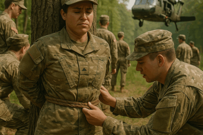 “La tarde en que unos cadetes ataron a una instructora a un árbol
