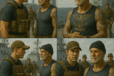 “¿Por qué lleva tantos tatuajes, viejo?” preguntó el joven Navy