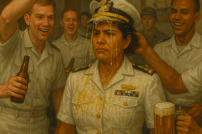 Cuando los cadetes le vaciaron la cerveza encima a la “recluta nueva”