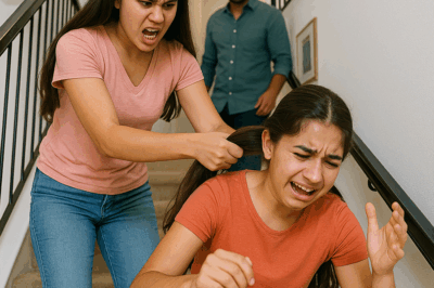 S-Cuando mi hermana me arrastró por las escaleras del cabello por un vaso de jugo, nadie imaginó el secreto que iba a destapar