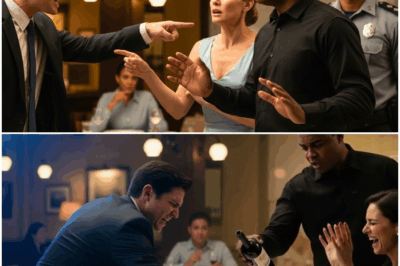 Un millonario, convencido de que el joven camarero había robado algo de valor durante una cena privada, detuvo el servicio del restaurante y exigió respuestas inmediatas; pero nadie imaginaba que la verdadera explicación estaba escrita en un simple guardanapo, una revelación tan sorprendente, emotiva y desconcertante que hizo que todo el lugar quedara en silencio absoluto y cambió por completo la historia de ambos.