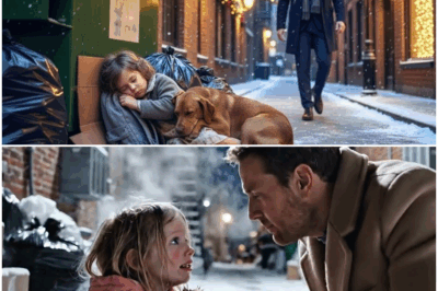 “Un poderoso director ejecutivo salía tarde de su oficina cuando vio algo que lo detuvo en seco: una niña y su perro durmiendo entre bolsas de basura. Lo que descubrió después sobre quién era esa pequeña y por qué estaba allí rompió su corazón y transformó su vida para siempre. Una historia real de compasión, secretos y redención que conmovió a todo un país.”