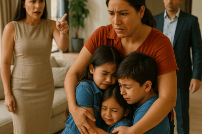 “La empleada arriesgó su vida para proteger a los hijos del millonario de la madrastra cruel… pero lo que el empresario hizo al regresar a casa dejó a todos sin palabras y reveló la verdad más inesperada”