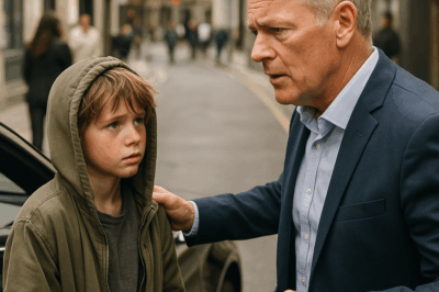 💥UN NIÑO SIN HOGAR DETIENE A UN MILLONARIO: “¡SU ESPOSA CORTÓ LOS FRENOS!” 😱🔥