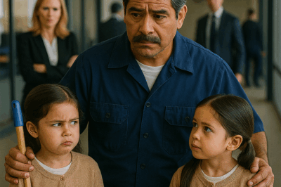 “Nadie podía controlar a las hijas gemelas del magnate — hasta que un humilde conserje viudo hizo lo imposible: lo que empezó como una travesura infantil se convirtió en una lección que cambiaría para siempre el destino de una familia, una empresa y el corazón del hombre más poderoso del país.”