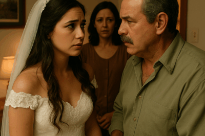 “La noche antes de su boda, su padrastro la llamó a la habitación: lo que ocurrió después hizo que la ceremonia se detuviera para siempre y que el secreto oculto de una familia saliera finalmente a la luz”