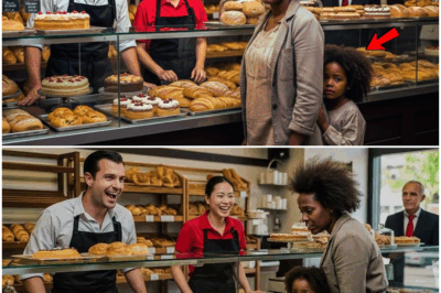 “Cuando una madre en situación vulnerable preguntó con voz temblorosa si había un pastel sobrante para su hija, jamás imaginó que un multimillonario, testigo silencioso de toda la escena, estaba a punto de intervenir con un gesto tan inesperado, tan poderoso y tan transformador, que nadie en la tienda —ni siquiera ella— pudo prever el giro que cambiaría su destino para siempre.”