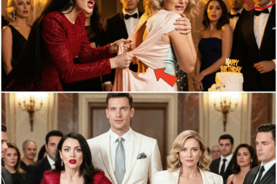 “¡FIESTA DE CUMPLEAÑOS QUE TERMINA EN ESCÁNDALO! Durante la celebración más lujosa del año, la ex del multimillonario intenta sabotear a su esposa frente a todos, pero la inesperada reacción de él no solo detiene el incidente, sino que revela secretos, alianzas ocultas y un giro que dejó a la élite sin palabras”