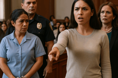 “¡Suelten a la empleada, la culpable es mi madrastra!” — La hija del millonario rompe el silencio en pleno juicio y deja al tribunal paralizado. Nadie esperaba sus palabras, ni el giro inesperado que revelaría los secretos más oscuros de una familia poderosa. Lo que ocurrió después cambió para siempre el destino de todos los presentes.