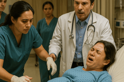 “Estaba Dando a Luz en Su Trabajo Cuando Todo Se Salió de Control, Pero Nadie Imaginaba lo Que Sucedería al Ver Entrar a Su Exmarido: un Doctor con un Pasado Doloroso, una Decisión Inesperada y un Encuentro Tan Impactante que Cambió el Destino de la Madre, del Bebé y de Todos los Que Estaban Presentes en Aquella Sala”