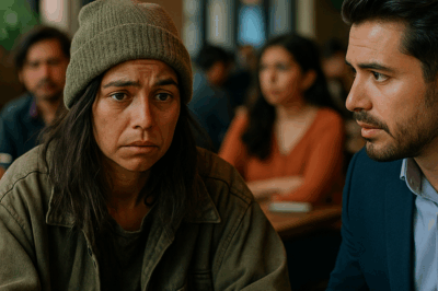 “Ella llegó a su cita a ciegas vestida como una mendiga, y todos en el restaurante se burlaron… excepto el hombre que la esperaba. Lo que él vio en ella fue mucho más allá de su apariencia. En cuestión de minutos, lo que parecía un encuentro fallido se transformó en una historia de amor tan inesperada que nadie podría creer cómo terminó.”