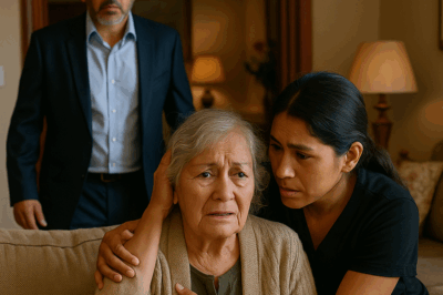 “Un millonario entró inesperadamente a la habitación de su madre enferma y quedó impactado al ver a su empleada doméstica haciendo algo que nadie esperaba. Lo que descubrió esa noche cambió para siempre la forma en que veía la vida, el dinero y el verdadero significado de la gratitud. Una historia conmovedora que demuestra que la empatía y el amor pueden nacer incluso en los lugares más humildes.”