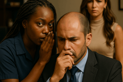 “Una joven empleada descubrió un secreto en la oficina del millonario que nadie se atrevía a revelar. ‘Hay una cámara escondida’, le susurró al oído, sin saber que esa frase desencadenaría el escándalo del año. Lo que el empresario hizo a continuación desenmascaró a su prometida y dejó a toda la empresa en shock. Una historia de traición, astucia y justicia que demuestra que la verdad, tarde o temprano, siempre sale a la luz.”