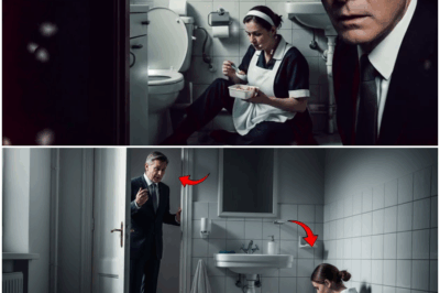 “Ella comía a escondidas en el baño por miedo a ser reprendida, sin imaginar que el millonario para quien trabajaba entraría justo en ese momento: lo que él descubrió, la decisión que tomó después y el sorprendente giro que reveló dejaron a todos sin palabras y transformaron por completo la vida de la joven”