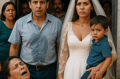 “Una madre desmayó en plena boda de su hijo al ver a la novia salir del cuarto con un niño en brazos — lo que descubrió después dejó a toda la familia paralizada y convirtió la celebración en el momento más caótico y comentado del pueblo”