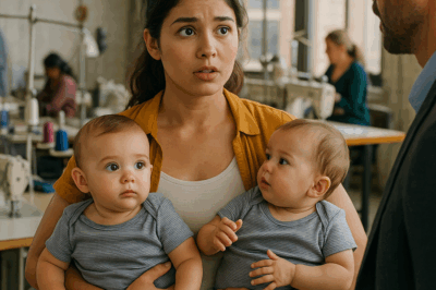 “Una Joven Costurera Adoptó a Dos Bebés Gemelos Abandonados Sin Imaginar Que Años Después Aparecería un Hombre Convertido en un CEO Multimillonario Afirmando Ser Su Padre Biológico: La Revelación Que Sacudió Su Mundo, Desató Sospechas, Destapó Secretos Ocultos y Cambió Para Siempre el Destino de Los Tres en una Historia Tan Inesperada Como Impactante”