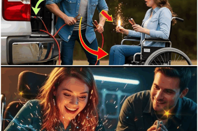 Una mujer desesperada esperaba en una carretera solitaria sin que nadie detuviera su vehículo, creyendo que pasaría la noche completa allí, hasta que un mecánico desconocido apareció de la nada y cambió su destino con un acto tan inesperado, revelador y profundo que nadie podría haber imaginado, dejando al mundo sorprendido al descubrir la verdadera razón por la cual él decidió ayudarla en ese preciso momento.