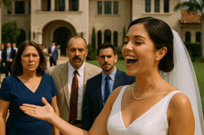 “Mi familia creía que mi boda sería una celebración sencilla, sin lujos ni sorpresas. Pero cuando los llevé a conocer la propiedad donde viviríamos —mi mansión de 5.5 millones que nadie sabía que existía— sus reacciones cambiaron el ambiente por completo, revelando secretos, tensiones ocultas y ambiciones que nunca imaginé enfrentar en el día más importante de mi vida.”