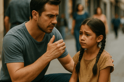 “‘Por favor, no me pegues’, le susurró la niña pobre al padre soltero con lágrimas en los ojos… pero lo que él descubrió segundos después dejó a todos sin palabras y cambió su vida para siempre.”