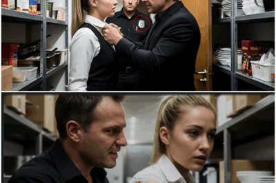 “¡Una escena inquietante sacude a todos! Cuando el gerente presionó a una camarera para llevarla a una sala vacía con un tono intimidante, jamás imaginó que su esposo —un ex Navy SEAL que observaba desde el pasillo sin ser reconocido— descubriría la verdad oculta y desataría un giro tan impactante que cambiaría el destino del restaurante.”