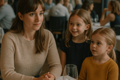💥UNA PANADERA ESPERABA SU CITA A CIEGAS… HASTA QUE DOS NIÑAS DIJERON: “MI PAPÁ SE DISCULPA” 😱🔥