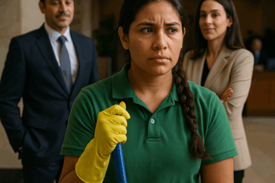 “La despreciaron por limpiar los pisos del edificio y reírse con su viejo uniforme, pero un giro inesperado cambió su destino para siempre: la humilde conserje que fue humillada por los ricos terminó heredando una fortuna y enseñándoles la lección más dolorosa sobre el valor, la dignidad y la verdadera riqueza que no se compra con dinero.”