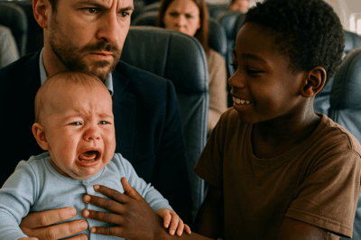 “El vuelo privado de un multimillonario se volvió un caos cuando su bebé comenzó a llorar sin control. Ningún asistente ni doctor a bordo pudo calmarlo, hasta que un niño humilde, sentado en la clase económica, se acercó y hizo algo impensable. Lo que ocurrió después dejó al empresario y a todos los pasajeros en silencio. Una historia real que muestra cómo la bondad y la inocencia pueden más que todo el dinero del mundo.”