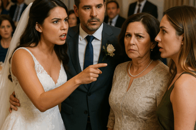 “En plena boda, la novia expuso a su suegra y a la misteriosa mujer que llevaba meses rondando al novio millonario: lo que reveló ante todos dejó a los invitados sin aliento, pero nada fue tan desconcertante como las palabras del propio novio cuando tomó el micrófono.”
