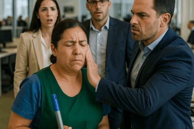 “Entró al edificio disfrazada de empleada de limpieza, pero era la verdadera dueña: el golpe que recibió del gerente desató un terremoto en la empresa y dejó al descubierto una verdad que nadie vio venir”