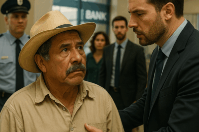 “Lo Trataron Como a un Don Nadie y lo Expulsaron del Banco Por Su Ropa Vieja… Pero Minutos Después, Todos Se Quedaron Helados al Descubrir Que Aquel ‘Hombre Pobre’ Era en Realidad el Dueño Secreto de la Entidad, y lo que Reveló Frente a Todos Cambió la Historia del Lugar Para Siempre.”