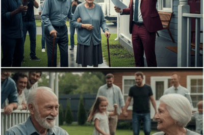 “¡Un intento de desalojo termina en un giro absolutamente inesperado! Cuando un casero decidió expulsar a una pareja de ancianos de su propio hogar, jamás imaginó que los hijos de crianza que ellos habían cuidado durante décadas aparecerían unidos para enfrentar la injusticia. Lo que hicieron después provocó un impacto tan devastador que cambió para siempre el destino del casero.”