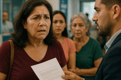 “Durante nueve años cuidó sola a su suegra, esperando una recompensa justa. Pero al morir la anciana, descubrió que toda la herencia fue para la hija biológica y a ella solo le dejaron una cuenta de ahorros con 35,000 pesos. Cuando fue al banco para retirarlos, el empleado le reveló algo que la dejó paralizada y cambió su vida para siempre”