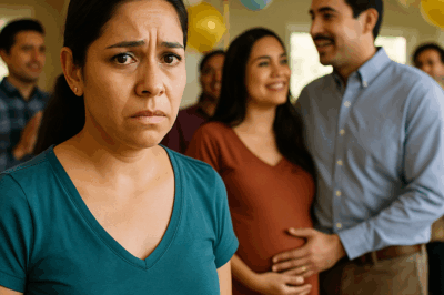 “¡Desgarrador! Llegó antes de lo previsto y descubrió la verdad: su esposo anunció el embarazo de otra mujer frente a todos… tres semanas después, una revelación inesperada cambió la historia por completo”