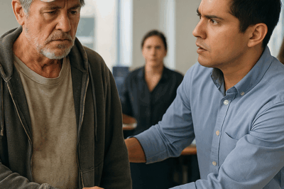 “El millonario se disfrazó de pobre para poner a prueba la honestidad de sus empleados… pero lo que uno de ellos hizo frente a todos dejó al magnate sin palabras y cambió su empresa para siempre.”