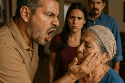 “Un hijo, cegado por la ira y manipulado por su propia esposa, levantó la mano contra la mujer que le dio la vida… pero jamás imaginó que aquel momento cambiaría su destino para siempre. Lo que hizo la madre después se convirtió en una lección que ningún hijo debería olvidar, una historia que estremeció a todos.”