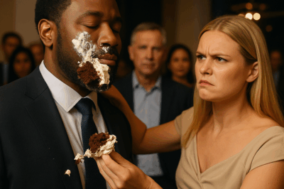 “Lo humilló públicamente frente a todos con una torta en el rostro, creyendo que arruinaría su reputación… pero lo que él hizo minutos después cambió el destino de una negociación multimillonaria. La arrogancia de una heredera y la serenidad de un líder se enfrentaron en una escena que dejó a toda la sala sin palabras y destruyó un imperio de 4 mil millones de dólares.”