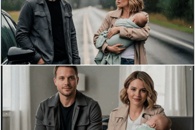 ¡NOCHE DE TORMENTA Y UN SECRETO IMPENSADO! UN HOMBRE FRENA SU AUTO AL VER A UNA MADRE EMPAPADA CON SU BEBÉ EN BRAZOS, SIN SABER QUE ELLA ESTÁ A PUNTO DE SUSURRARLE UNA FRASE CAPAZ DE CAMBIARLO TODO, DESATANDO UNA CADENA DE MISTERIOS, EMOCIONES Y REVELACIONES INESPERADAS QUE NADIE HA PODIDO EXPLICAR