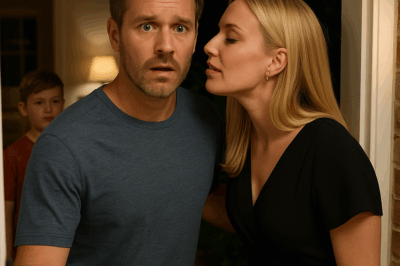 “Un padre soltero abrió la puerta para conocer a su cita a ciegas, pero cuando ella le susurró algo al oído, su rostro cambió por completo. Lo que reveló aquella mujer en ese instante hizo que todo su pasado —y el de su hija— cobrara un sentido que jamás imaginó.”