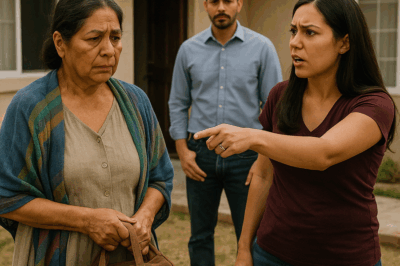“Una hija casada echó a su madre de casa gritándole que nunca la ayudó, pero lo que descubrió después cambió su vida para siempre. Lo que parecía una simple discusión familiar escondía un secreto tan impactante que rompió el corazón de todos y reveló la verdad sobre años de sacrificios silenciosos y amor no reconocido…”